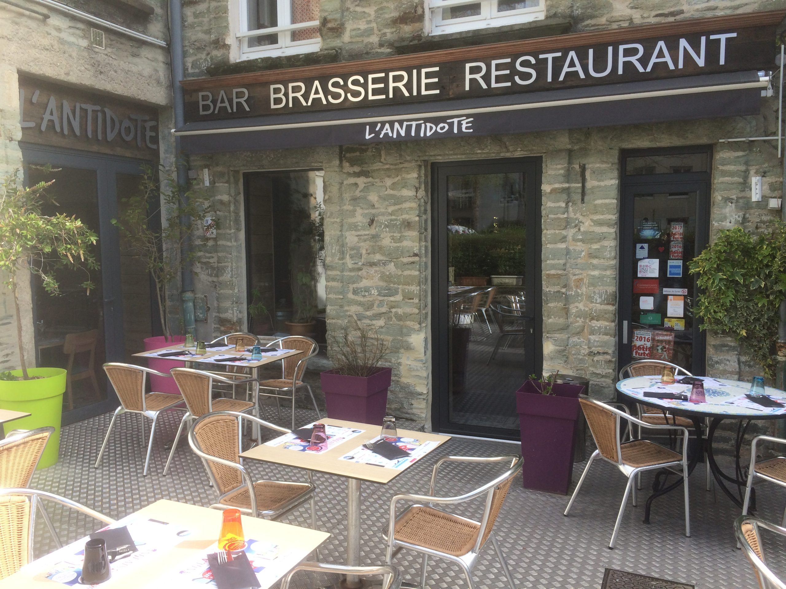 restaurant cherbourg avec la terrasse - restaurant antidote